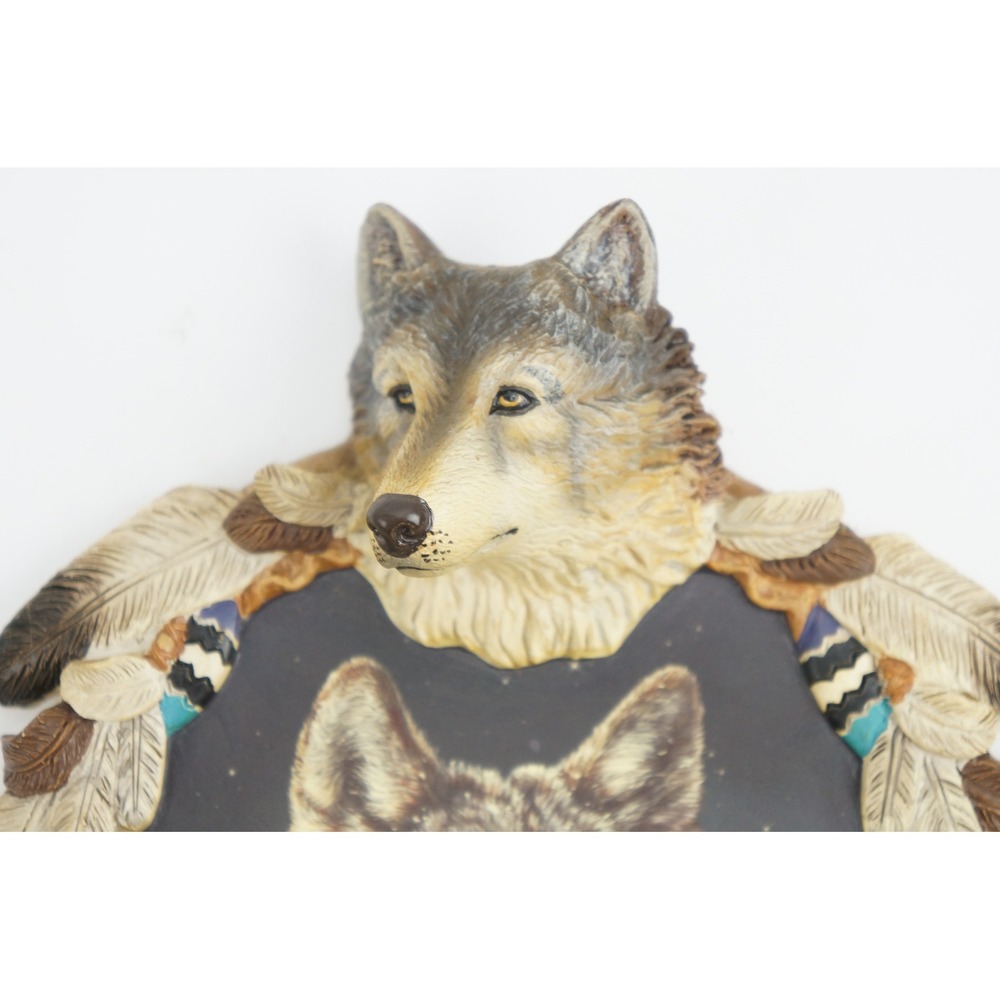The Bradford Exchange Mystic Majesty Wolf Wall Plaque Vivi Crandall Excellent‎ - Picture 2 of 5